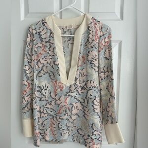 Authentic Tory Burch silk shirt size 0